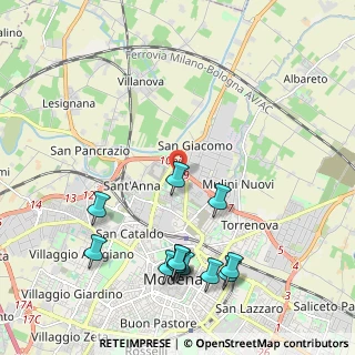 Mappa Sant'Anna, 41122 Modena MO, Italia (2.43083)