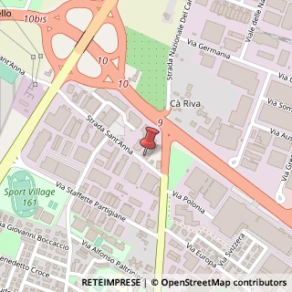 Mappa Strada Sant'Anna, 661, 41122 Modena, Modena (Emilia Romagna)