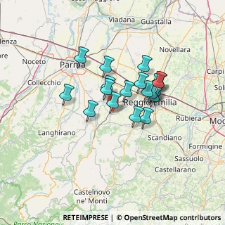 Mappa 42021 Bibbiano RE, Italia (10.529)