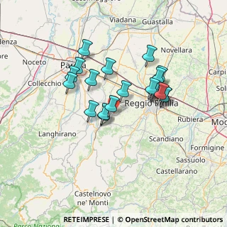 Mappa 42021 Bibbiano RE, Italia (11.864)