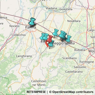 Mappa 42021 Bibbiano RE, Italia (10.65467)