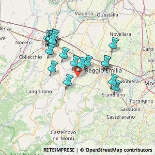 Mappa 42021 Bibbiano RE, Italia (13.99526)
