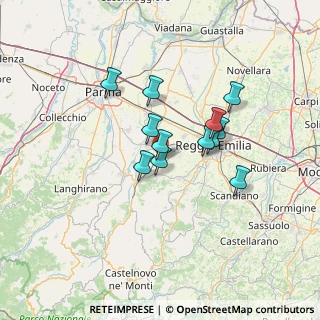 Mappa 42021 Bibbiano RE, Italia (10.39083)