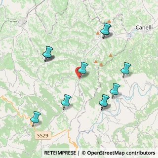 Mappa Via Caduti per la Patria, 12054 Cossano Belbo CN, Italia (4.31667)