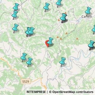 Mappa Via Caduti per la Patria, 12054 Cossano Belbo CN, Italia (6.0645)