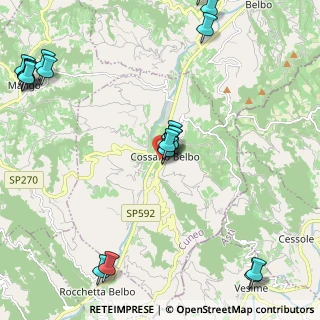 Mappa Via Caduti per la Patria, 12054 Cossano Belbo CN, Italia (2.8635)