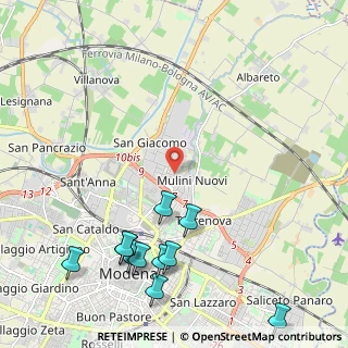 Mappa Via Vincenzo Brigatti, 41122 Modena MO, Italia (2.81909)