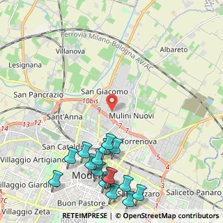 Mappa Via Grecia, 41122 Modena MO, Italia (2.92688)