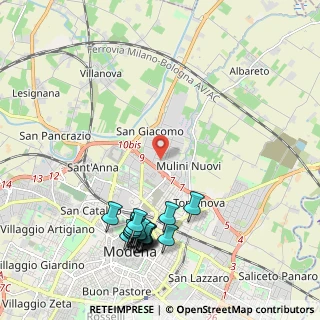 Mappa Via Austria, 41122 Modena MO, Italia (2.4845)