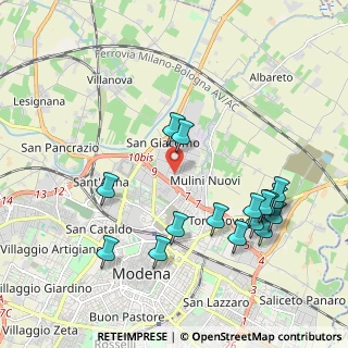 Mappa Via Grecia, 41122 Modena MO, Italia (2.22188)
