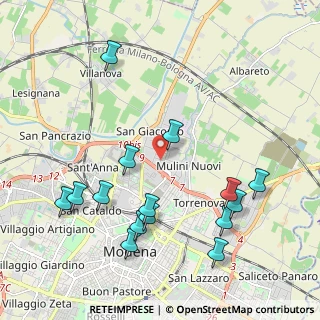 Mappa Via Grecia, 41122 Modena MO, Italia (2.32733)