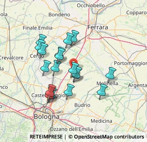 Mappa 40051 Altedo BO, Italia (12.09556)