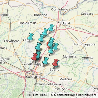 Mappa 40051 Altedo BO, Italia (10.124)