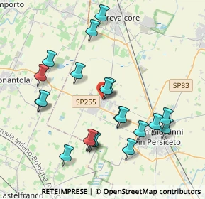 Mappa Via Terragli a Ponente, 40019 Sant'Agata Bolognese BO, Italia (4.043)