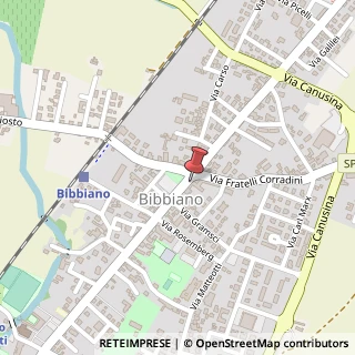 Mappa Via G. B. Venturi, 103, 42021 Bibbiano, Reggio nell'Emilia (Emilia Romagna)