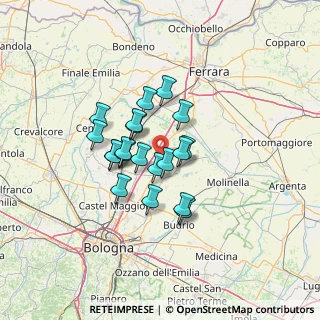Mappa Via Don Giovanni Minzoni, 40051 Altedo BO, Italia (9.766)