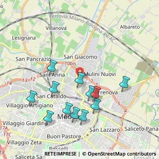 Mappa Via Europa, 41122 Modena MO, Italia (2.05)