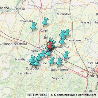 Mappa Via Europa, 41122 Modena MO, Italia (9.91)
