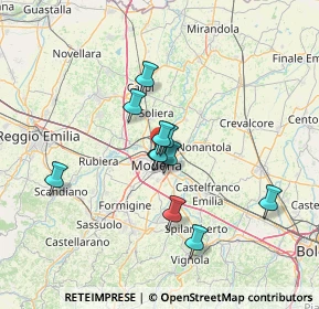 Mappa Via Norvegia, 41122 Modena MO, Italia (10.65182)