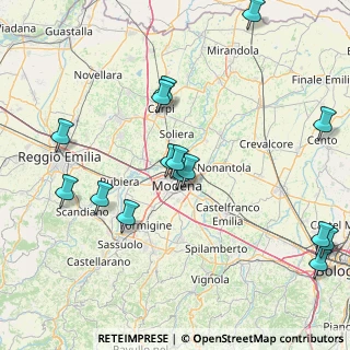 Mappa Via Benedetto Croce, 41122 Modena MO, Italia (18.53533)