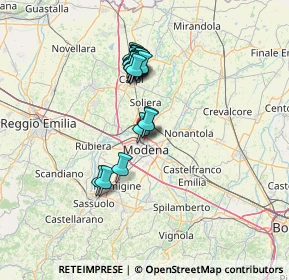 Mappa Via Benedetto Croce, 41122 Modena MO, Italia (11.671)