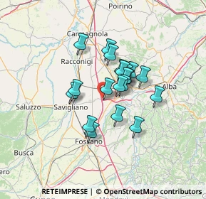 Mappa Via Savigliano, 12062 Marene CN, Italia (9.43)