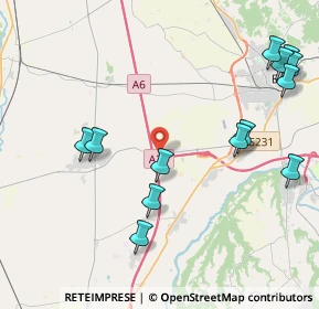 Mappa Via Savigliano, 12062 Marene CN, Italia (5.02615)