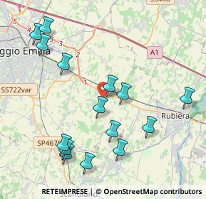 Mappa Via Adolfo Grassi, 42122 Reggio nell'Emilia RE, Italia (4.51933)