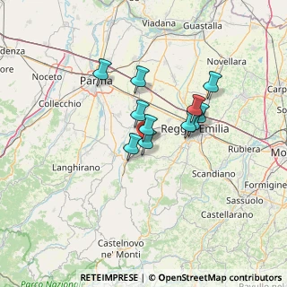 Mappa Via G. B. Venturi, 42021 Bibbiano RE, Italia (9.86273)