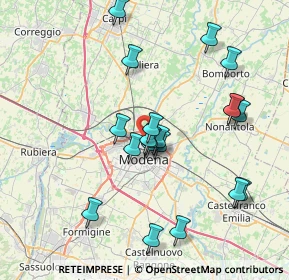 Mappa Via Pietro Maroncelli, 41122 Modena MO, Italia (7.44)
