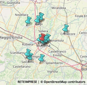 Mappa Via Pietro Maroncelli, 41122 Modena MO, Italia (10.07786)