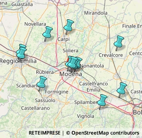 Mappa Via Pietro Maroncelli, 41122 Modena MO, Italia (14.29083)