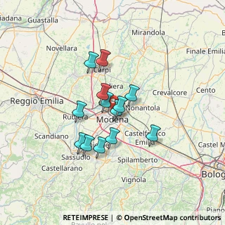 Mappa Via Pietro Maroncelli, 41122 Modena MO, Italia (10.25231)