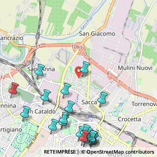 Mappa Via Pietro Maroncelli, 41122 Modena MO, Italia (1.529)