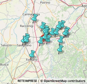 Mappa Via Conte Petitti, 12062 Cherasco CN, Italia (10.0725)