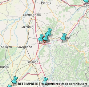 Mappa Via Conte Petitti, 12062 Cherasco CN, Italia (33.62529)