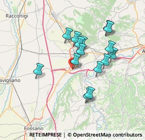 Mappa Via Conte Petitti, 12062 Cherasco CN, Italia (6.31133)