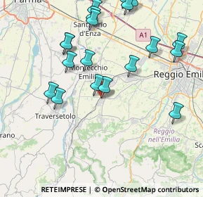 Mappa Viale Roma, 42021 Bibbiano RE, Italia (9.399)