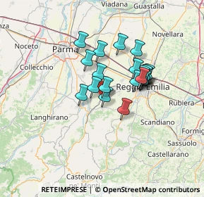 Mappa Viale Roma, 42021 Bibbiano RE, Italia (9.991)