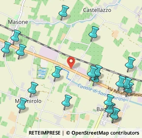 Mappa Via Romani, 42122 Reggio nell'Emilia RE, Italia (1.3885)