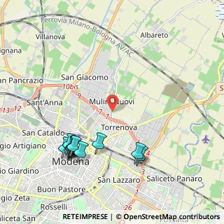 Mappa Strada​ Albareto, 41122 Modena MO, Italia (2.39417)