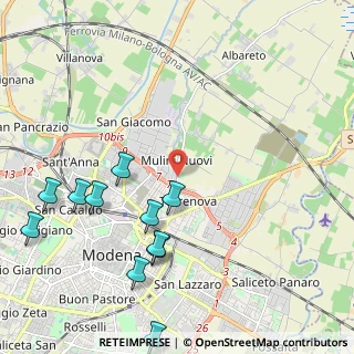 Mappa Strada​ Albareto, 41122 Modena MO, Italia (2.61)