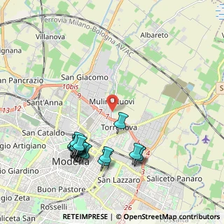Mappa Strada​ Albareto, 41122 Modena MO, Italia (2.2645)