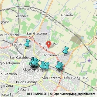 Mappa Strada​ Albareto, 41122 Modena MO, Italia (2.2105)