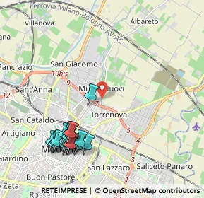 Mappa Strada​ Albareto, 41122 Modena MO, Italia (2.38471)