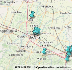 Mappa Strada​ Albareto, 41122 Modena MO, Italia (17.36385)