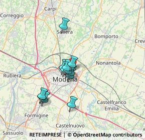 Mappa Strada​ Albareto, 41122 Modena MO, Italia (5.30417)