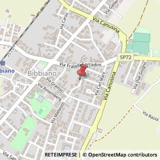Mappa Via G. Matteotti, 8, 42021 Bibbiano, Reggio nell'Emilia (Emilia Romagna)