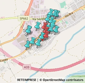 Mappa Via XXV Aprile, 12062 Cherasco CN, Italia (0.3235)