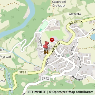 Mappa Piazza Monumento, 14, 43049 Varsi, Parma (Emilia Romagna)